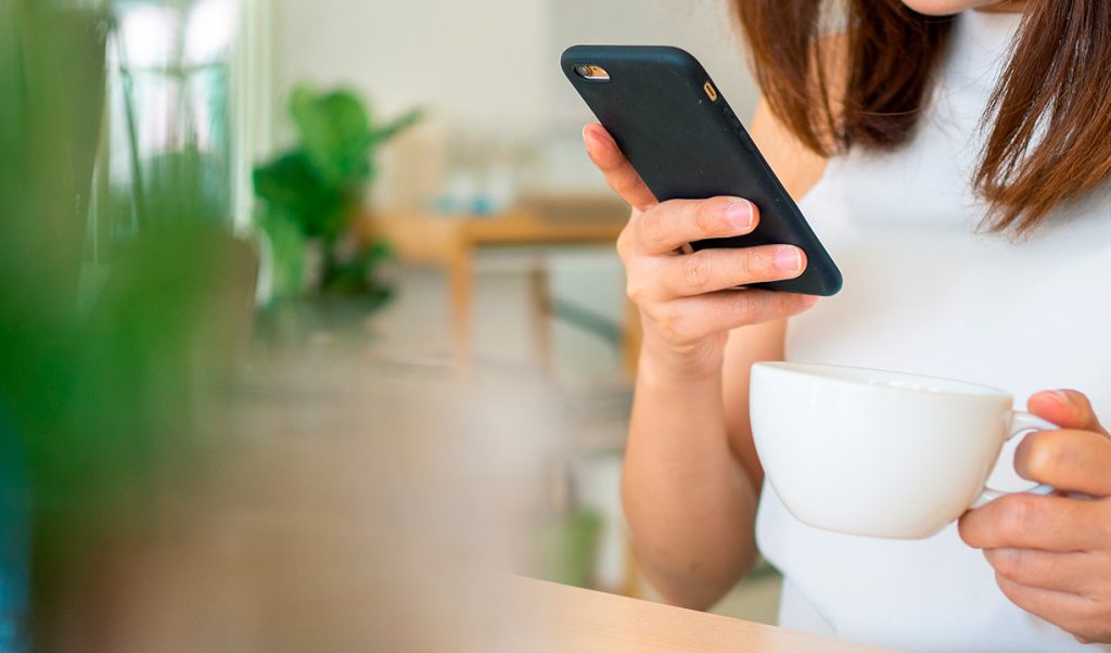 pedido de comida saudável pelo telefone