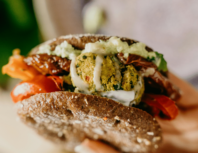 hamburguer vegetariano vegano