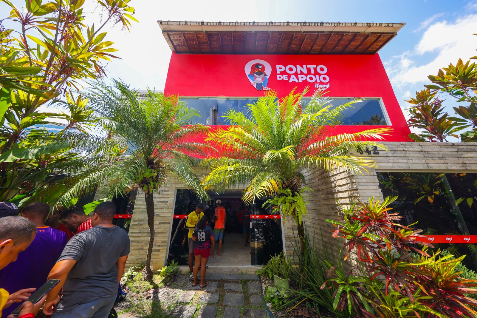 ponto de apoio iFood no Recife