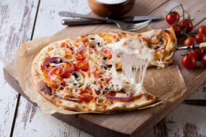 Muçarela está os sabores tradicionais de pizza