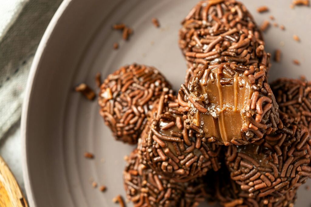 comidas brasileiras: brigadeiro