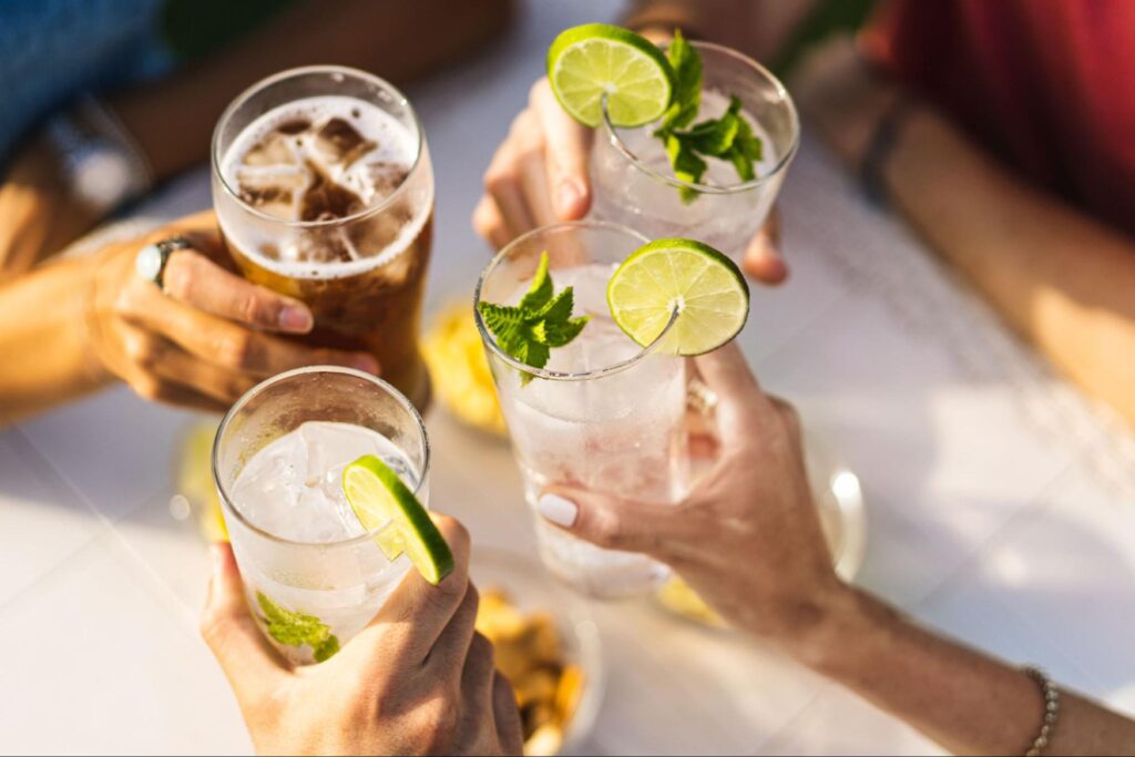 dicas para servir bebidas