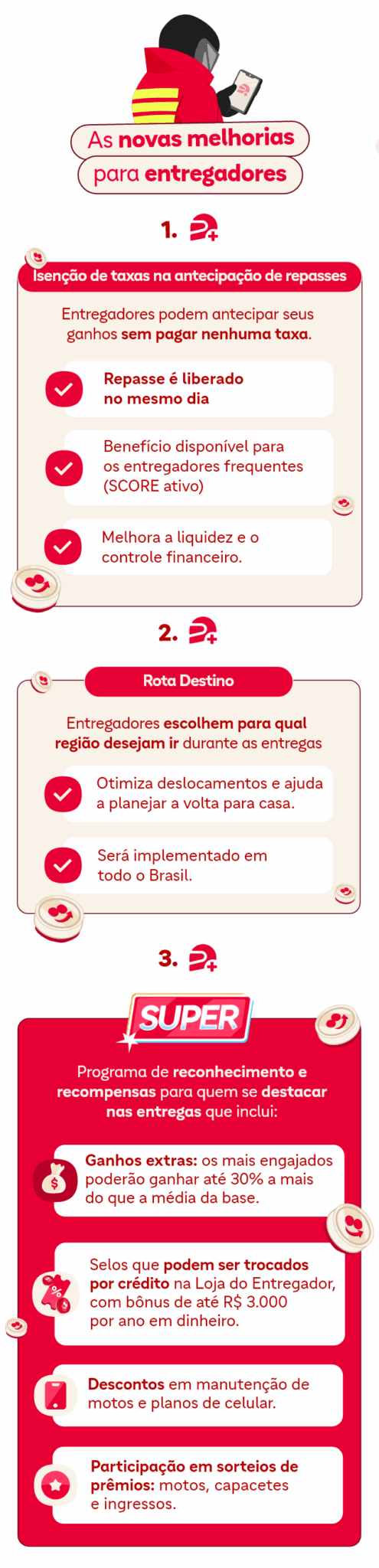 info MELHORIAS para entregadores scaled