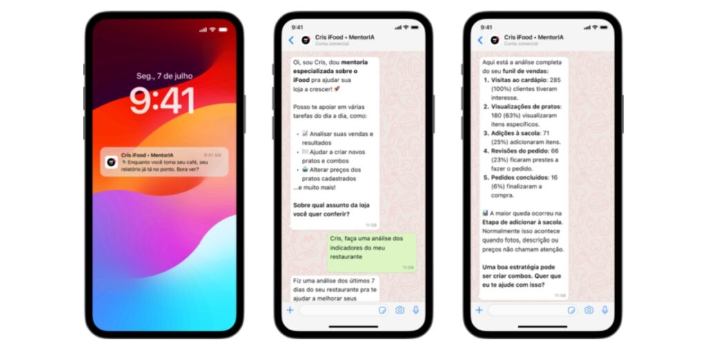 cris ia whatsapp ifood
