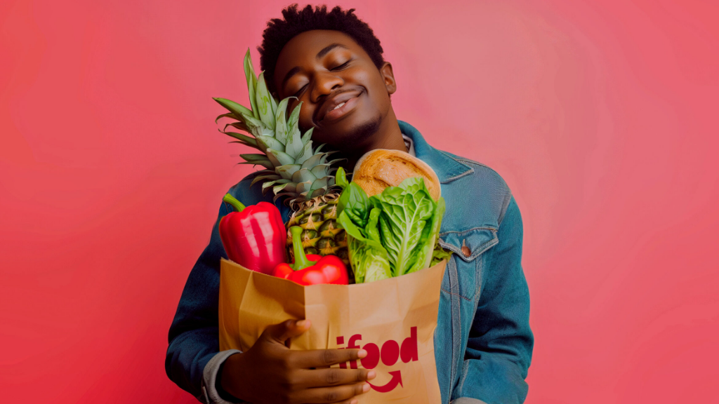 iFood app de pedido de comida saudável