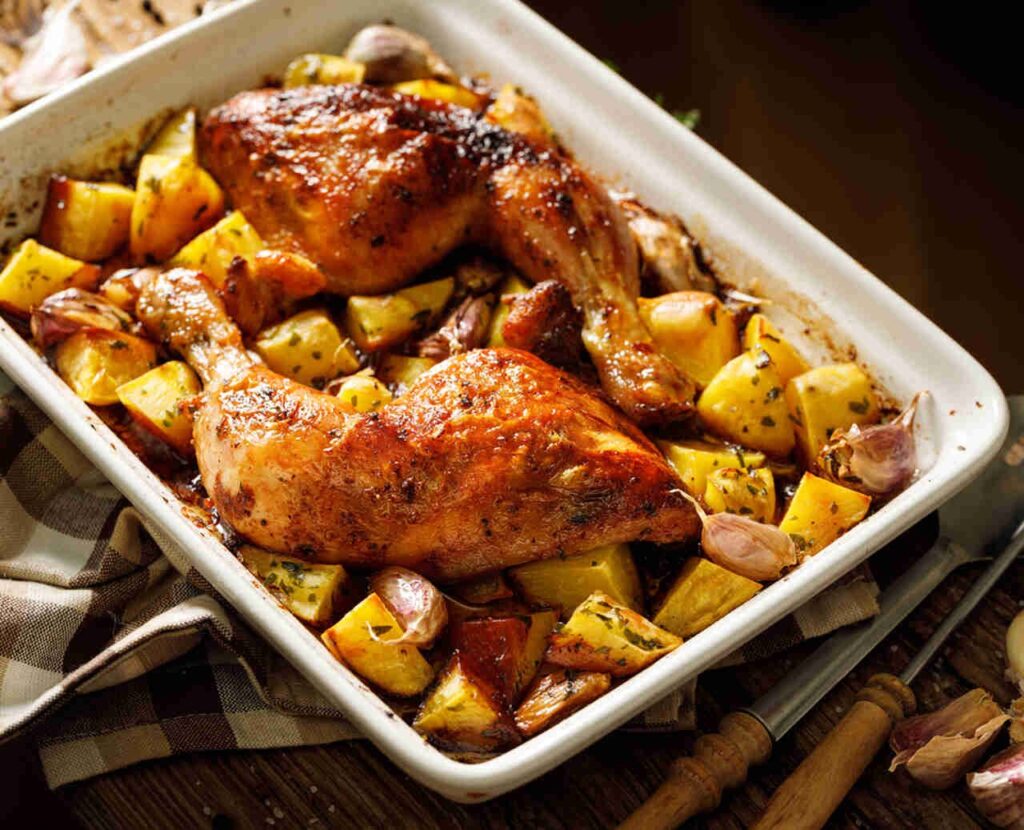 frango a passarinho em tigela na mesa