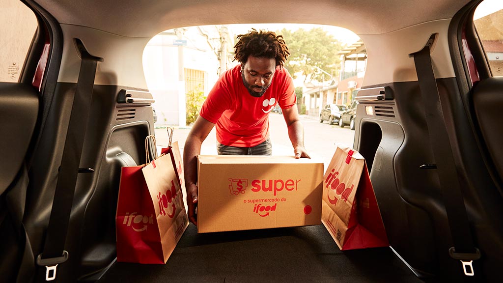 delivery de mercado em grande quantidade