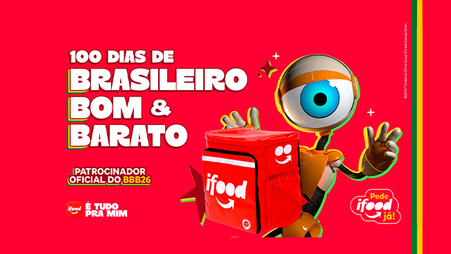 ifood patrocinador oficial do bbb 26