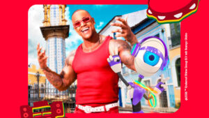 Léo Santana na festa do BBB