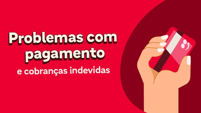 problema pagamento