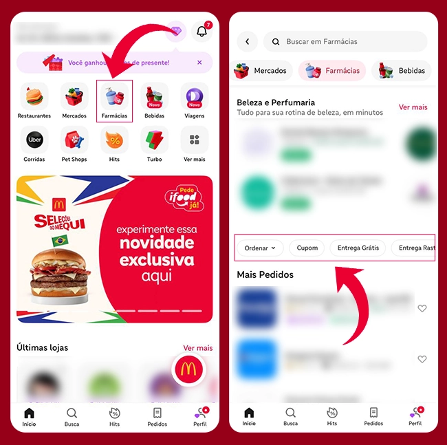 produto de beleza delivery